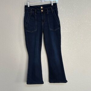 KUT from The Kloth Stella High Rise Flare Jeans Women’s 0 Dark Wash‎